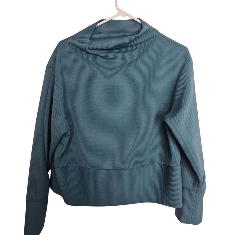 Nike Womens Dri-Fit Funnel Neck Athletic Top Size M Sporty Activewear Wicking